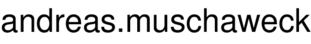 andreas.muschaweck