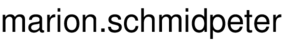 marion.schmidpeter